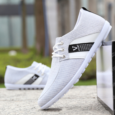 New Lace-up Mens Walking Shoes Flat Loafers Men Outdoor Snea