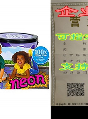 极速RoseArt Washable Sidewalk Chalk Paint (2 Count), Neon Pi