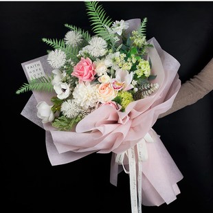 60cm*10yards Thick Roll Flower Wrapping Paper Non-Woven Tran