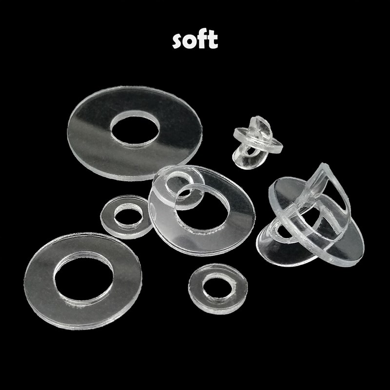 100pcs M1.6 M2 M2.5 M3 M4 M5 M6 M8 M10 M12 Soft Hard Plastic