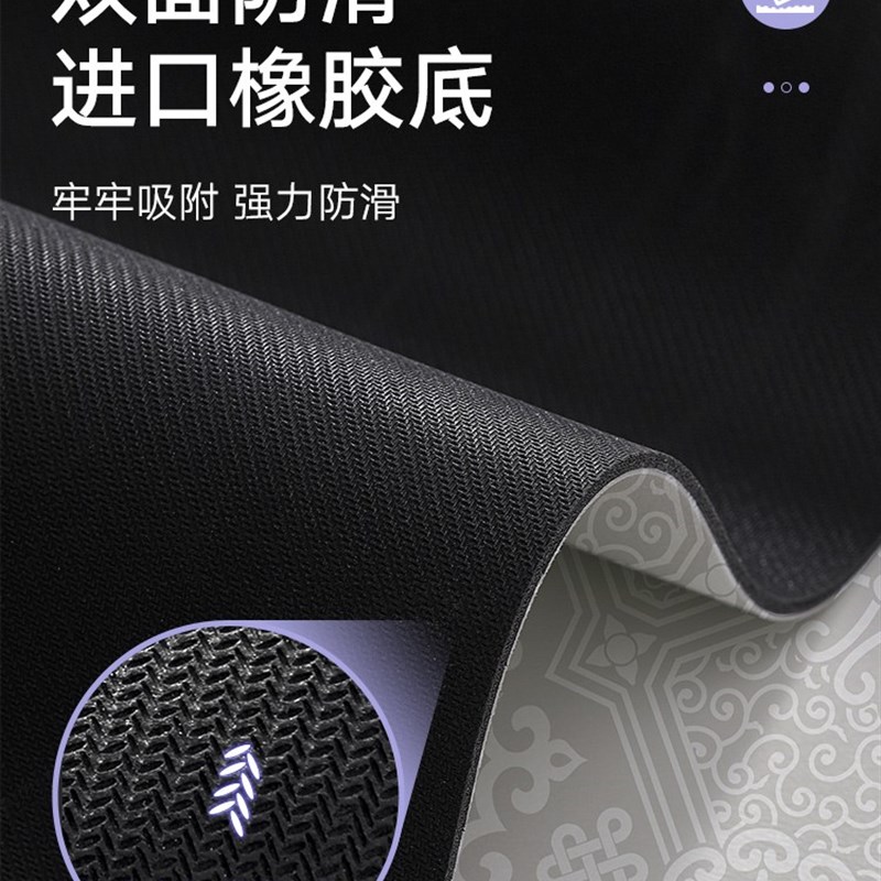 地垫新中式厨房专用地毯防水防油可擦洗脚垫家用防滑防脏垫子