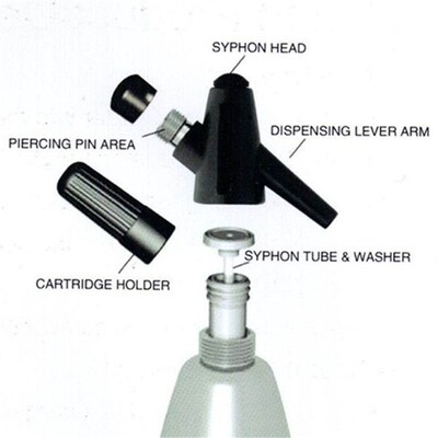 极速Soda Siphon Wine Making 1Ltr   Make Sparkling Water for