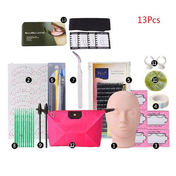 False Eyelash Extension Training Kit Exercise Practice