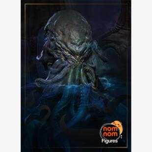 克苏鲁神话Cthulhu Mythos深海怪物 3D打印图纸模型STL手办素材文