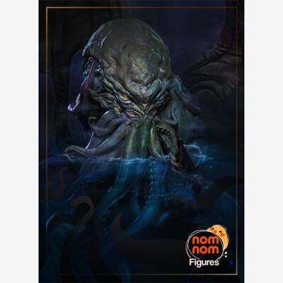 克苏鲁神话Cthulhu Mythos深海怪物 3D打印图纸模型STL手办素材文