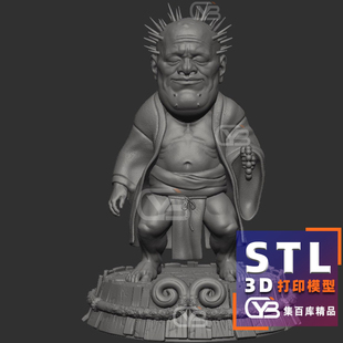 黑神话金池长老院主大头3D打印文件STL图纸模型素材手办摆件