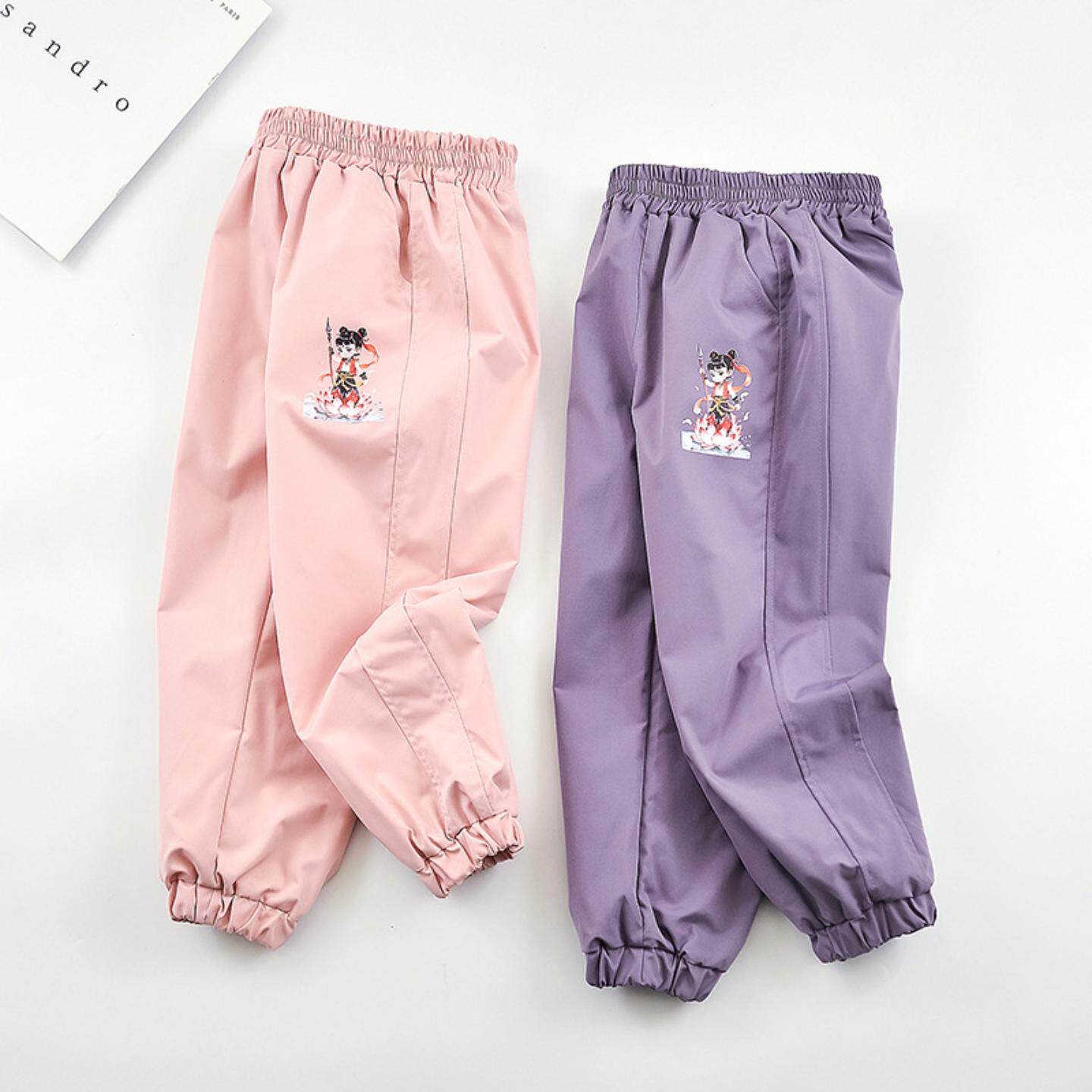 哪吒女童春秋裤子2026春季新款儿童长裤中大童休闲宽松女孩运动裤