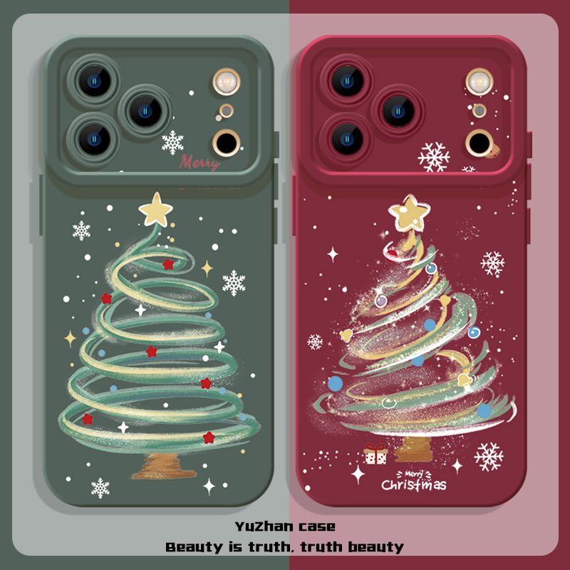 圣诞树新年喜庆瞳影天使眼