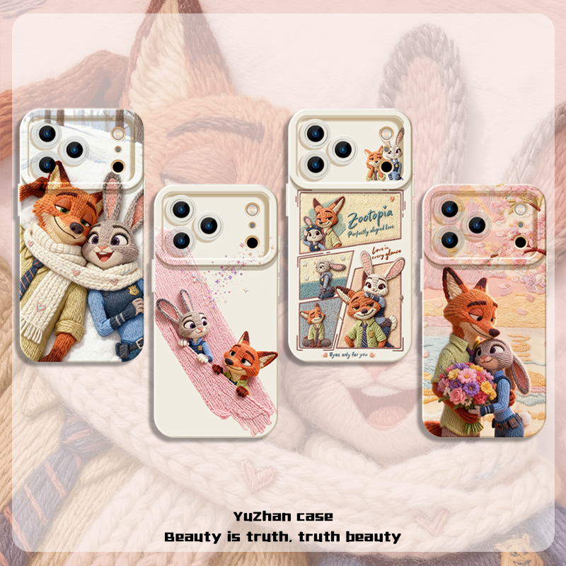 尼克朱迪仿刺绣防摔软壳