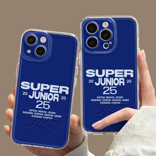 superjunior20周年手机壳苹果16周边iPhone13promax华为pura70小米15软壳14防摔12适用mate60明星11创意x外壳
