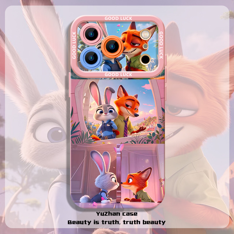 尼克朱迪疯狂动物城防摔软壳