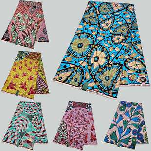 Africangrandsuperwaxgoldenfabric非洲蜡染布洒金棉蜡染布