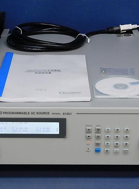 台湾chroma 61602可編程交流電源供應器0~300V/15~1KHz/1000VA