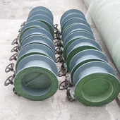 汇百丰玻璃钢蝶阀DN1000法兰连接 手动式 涡轮玻璃钢风阀厂家