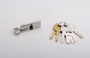 双面叶片 超C级锁芯 防盗门锁芯，单头加长室内，防锡纸厂家直销