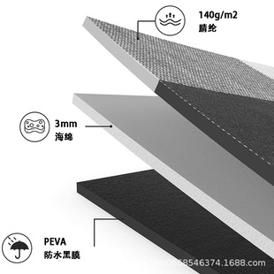 现货野餐垫多人露营野炊垫子草坪防水加厚皮革绑带防潮垫