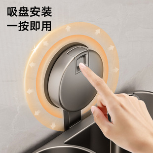 吸盘马桶刷家用无死角洗厕所刷子卫生间壁挂清洁马桶置物架