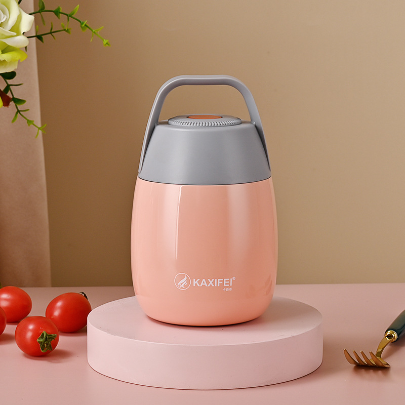 高颜值焖烧杯304真空不锈钢焖烧罐男女饭盒上班族宝妈专属汤