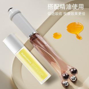 手指滚轮按摩器4磁珠夹手指关节按摩仪虎口手麻美白细手5珠按摩棒