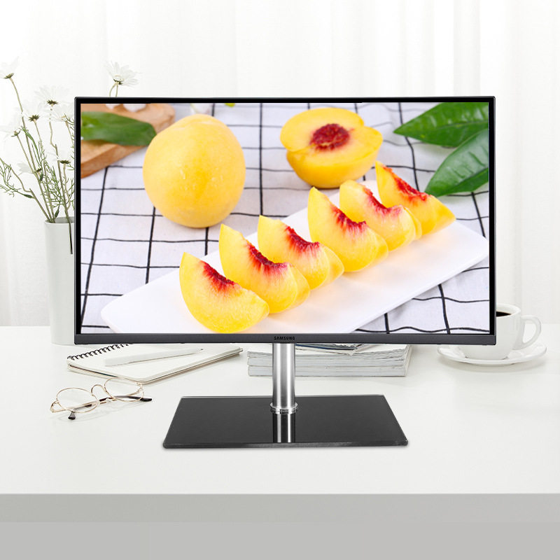23 24 27寸液晶显示器底座支架桌面显示器支架台式电脑显示器架子