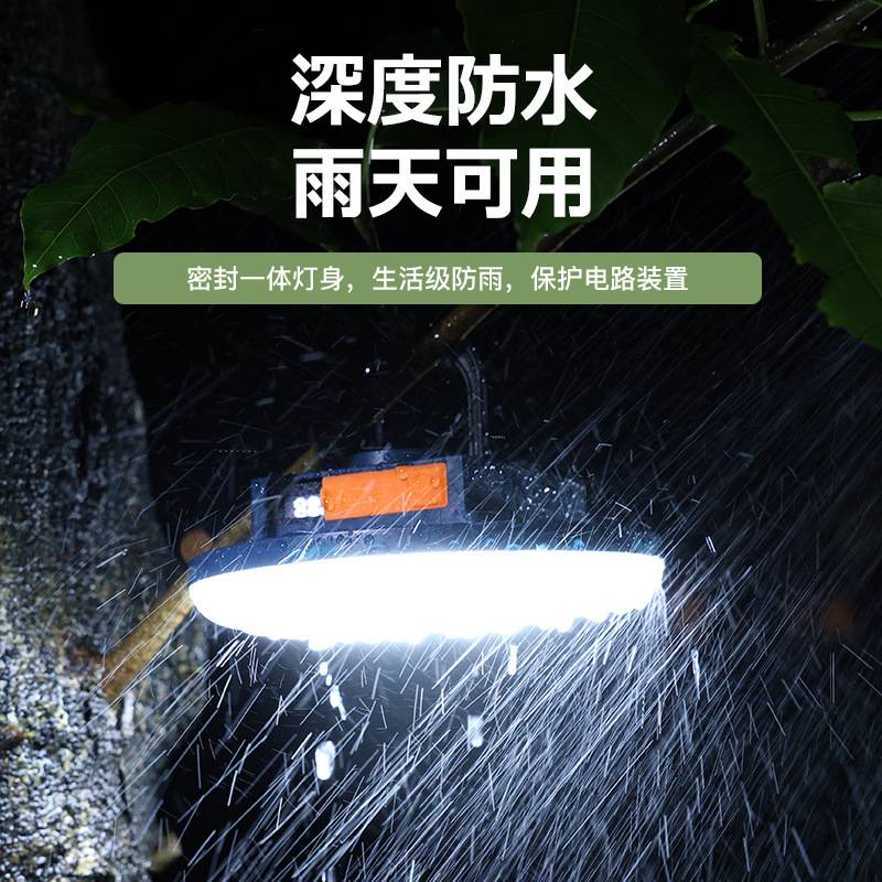 led充电飞碟灯 超亮长续航露营灯野营帐篷户外照明家用停电应急灯