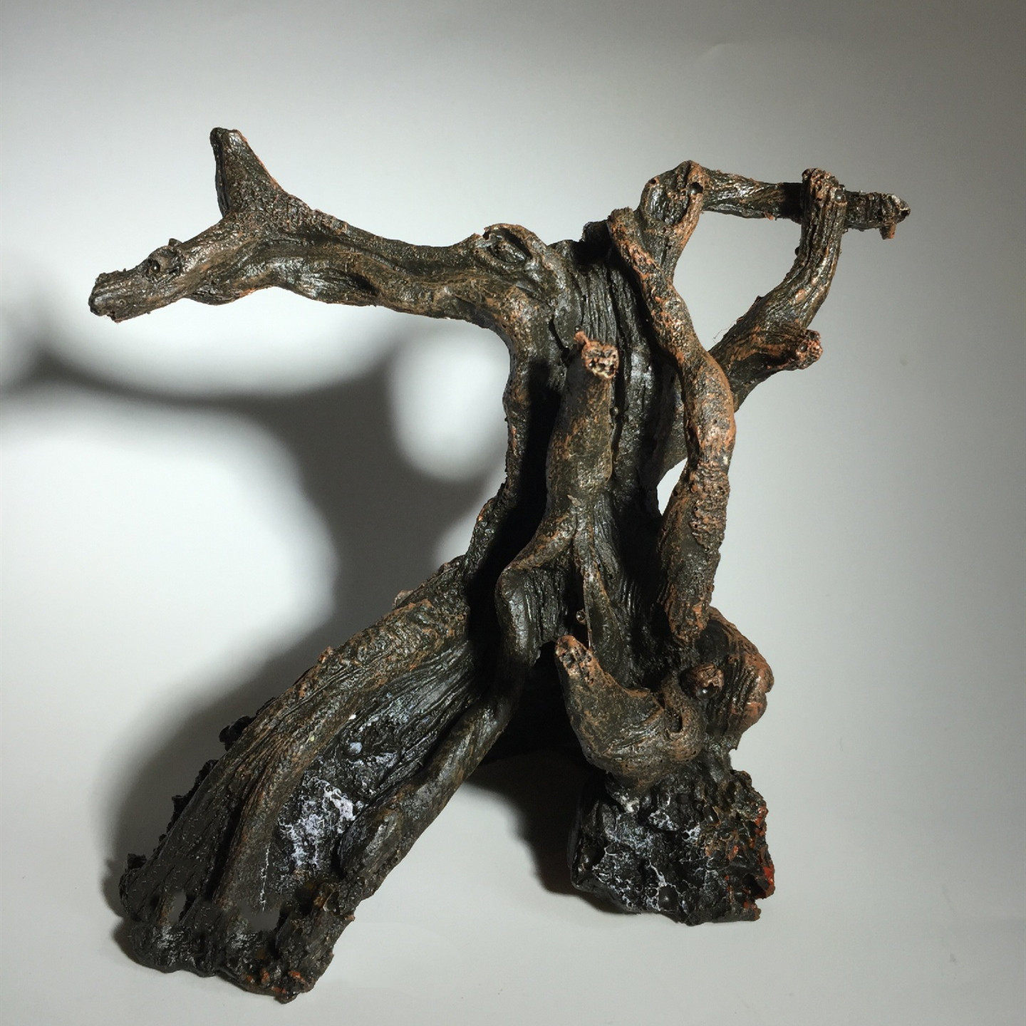 水族箱鱼缸造景/植物沉木水榕免水草树根装饰摆件/树脂工艺品包邮