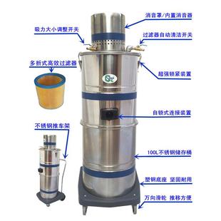 吸尘器 区尘侍1100W工业气动式 吸金属塑料粉末用自动清洁滤心CVLS