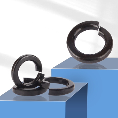 热销发黑GB7244重型弹簧垫圈垫片防松动开口垫圈6-36发黑加厚