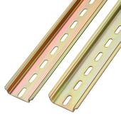 热销c45铁导轨条空开卡轨条电气断路器dz47继电器接线安装 轨道条3