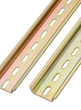 热销c45铁导轨条空开卡轨条电气断路器dz47继电器接线安装轨道条3