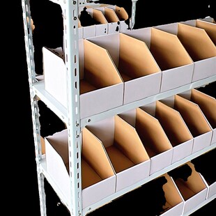 热销仓库斜口零件盒螺丝盒五金陈列收纳盒货架工具盒物料配件分格