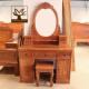 红木家具梳妆台花梨木化妆桌中式 全实木梳妆镜卧室组合化妆台凳