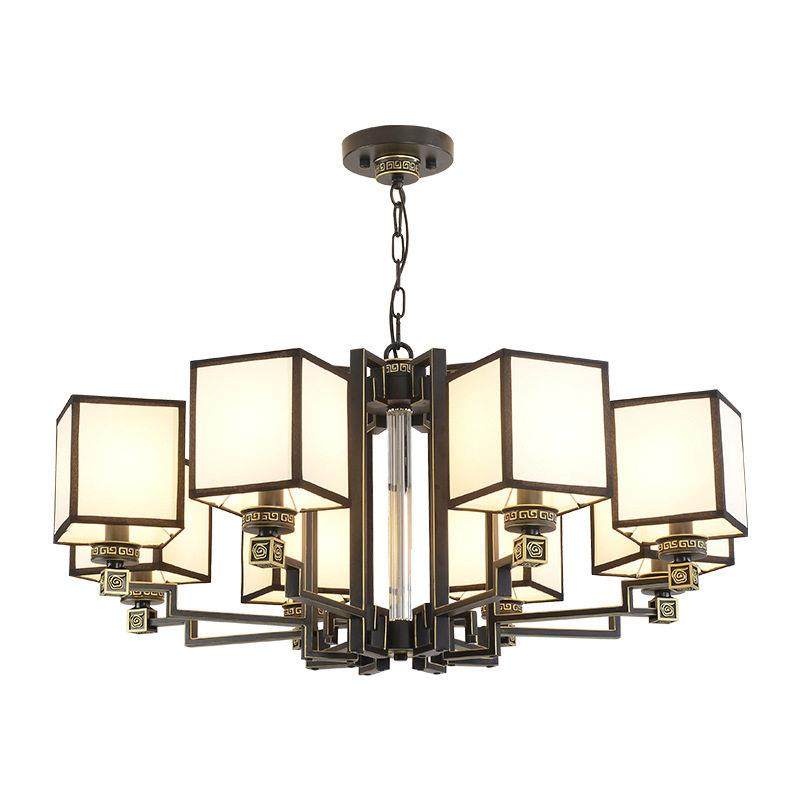 饭店布艺吊灯新中式客厅吊灯覆古简约餐厅包间包厢中国风工程灯具,家装灯饰光源,酒店/宴会厅/餐饮吊灯,淘宝优惠券,粉丝福利购,淘宝优惠卷