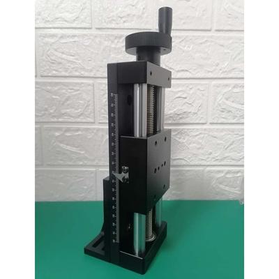 包邮z轴手摇丝杆升降滑台丝杠进给组件重载长行程立式手动位移台