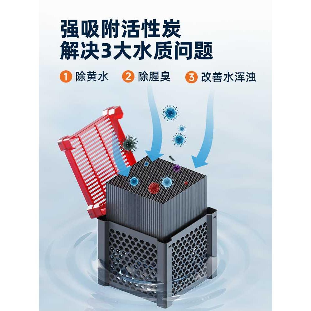 鱼缸过滤材料活性炭细菌屋非陶瓷环污力丸磁力宝净水魔方黄水克星