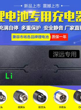 深远锂电池电动车原装充电器24V36V48V2A42V54.6V3A58.8V专用包邮