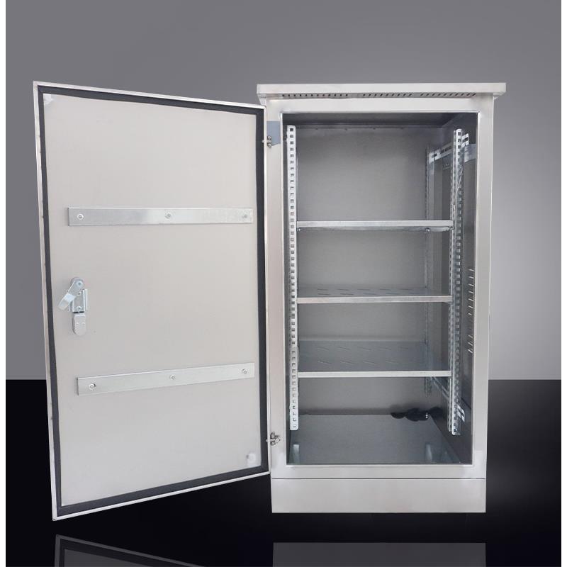 户外防水不锈钢配电箱网络机柜室外防雨监控箱设备交换机弱电柜