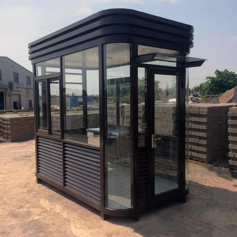 钢结构岗亭保安亭小区值班室收费岗亭治安亭可移动门卫岗亭厂家