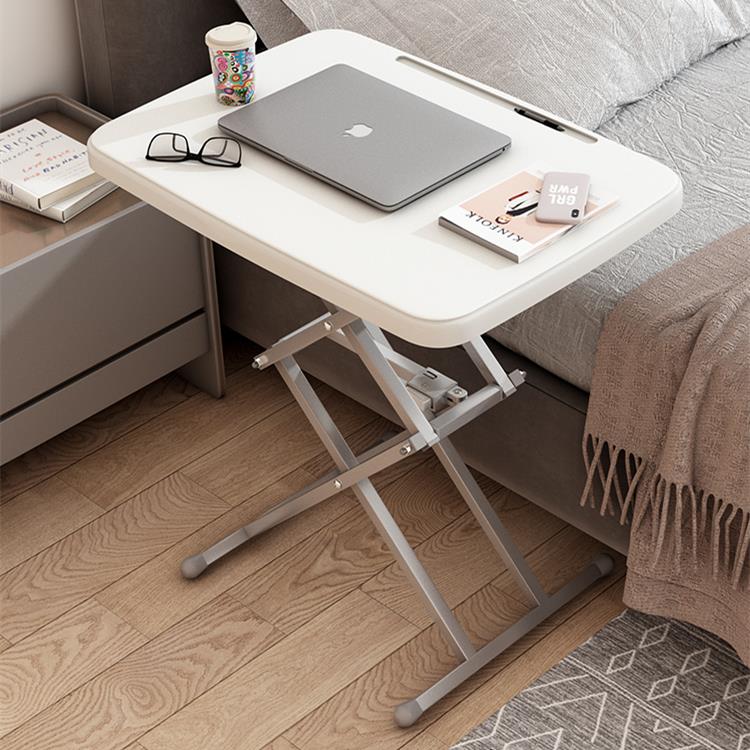 笔记型电脑桌可移动床边桌简易家用卧室书桌升降折叠桌出租屋桌子
