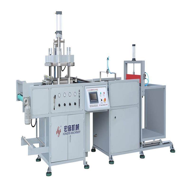 HY-6162B专业生产塑料平边及翻边制品半自动正气压热成型机