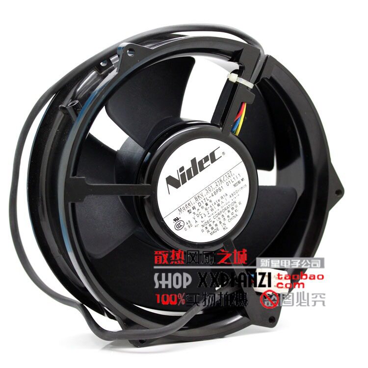 NIDEC D17L-48PS1 01L1L1 48V 0.90A 17CM大风量变频器服务器风扇