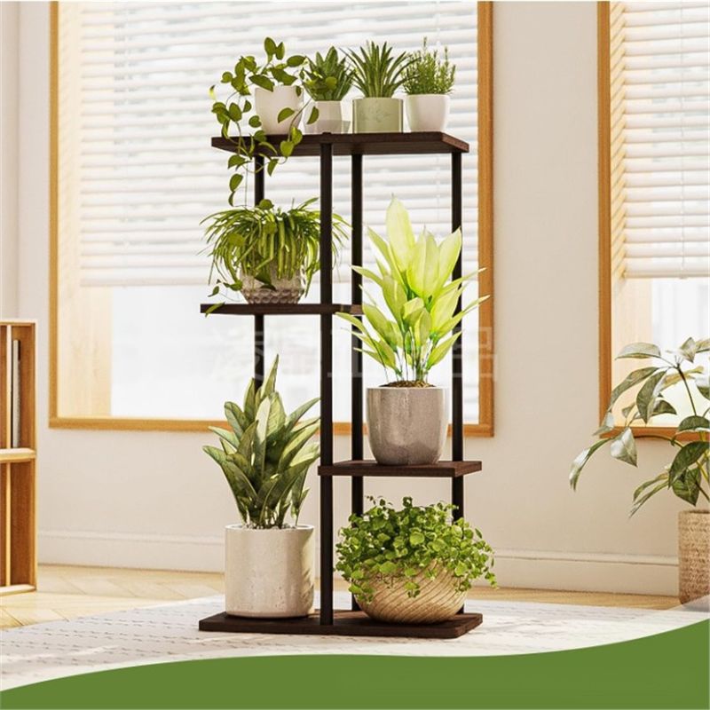 铁艺室内小型金属植物架花盆支架植物架适用于庭院花园阳台客厅