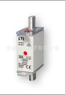 品质保险丝管 ETI NV00 NH00 熔断器体 方块 500V 160A 120KA gG