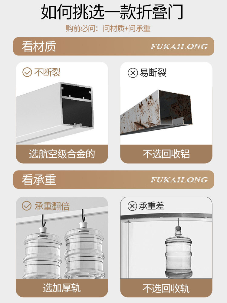 vc折叠门隔断门厨房卧室浴室简易移门隔音厕所卫生间隐形推拉门