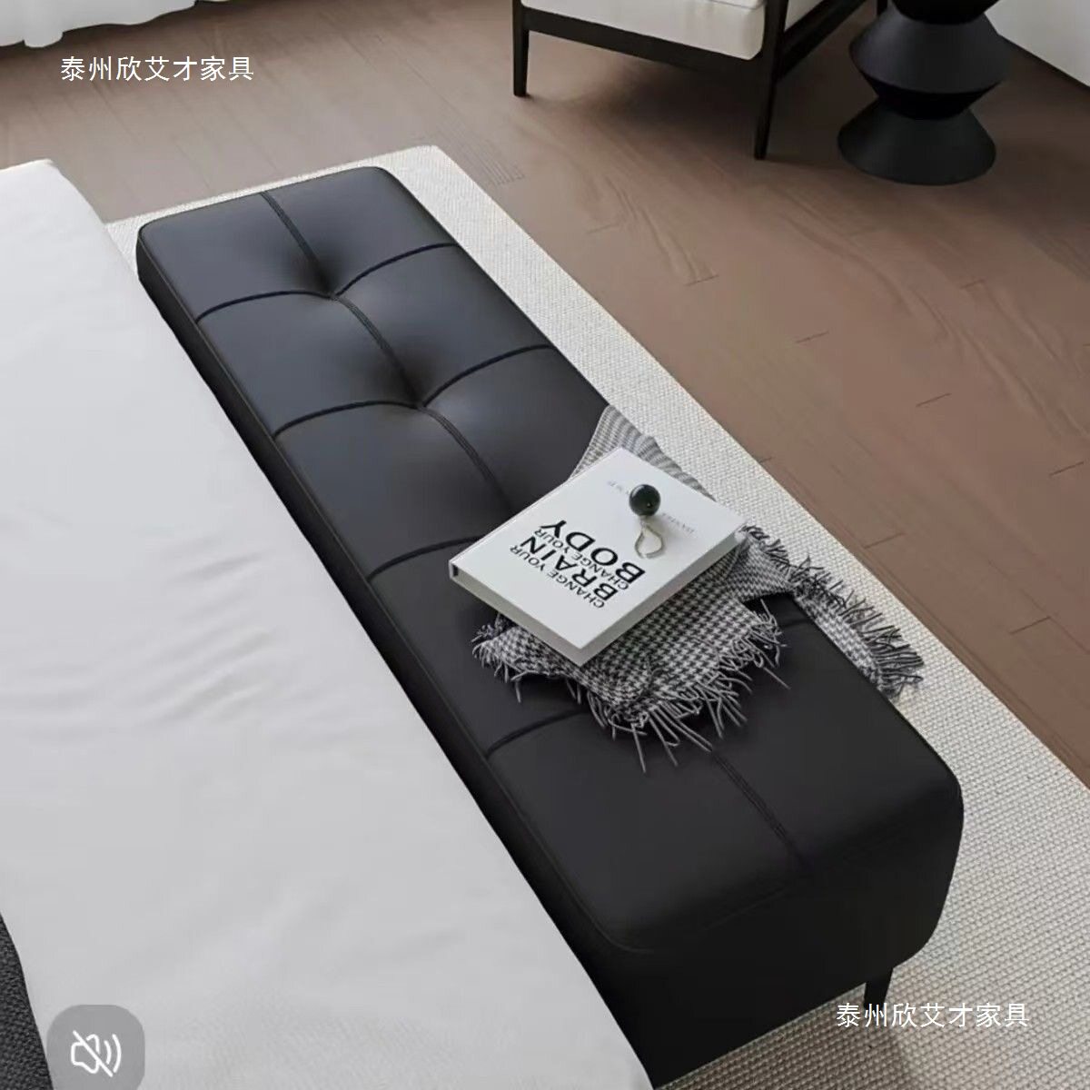 轻奢现代简约餐凳长条凳床边卧室床尾凳入户门口换鞋凳沙发凳脚踏