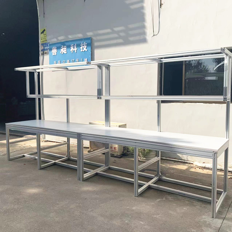 铝型材工作台 电子厂操作平台桌 电工实验台 QC检验台