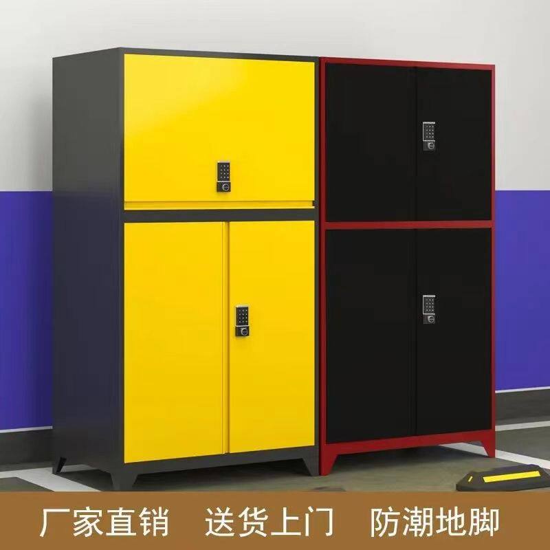 车库储物柜地库防潮工具柜车位储物铁皮柜置物柜渔具收纳柜