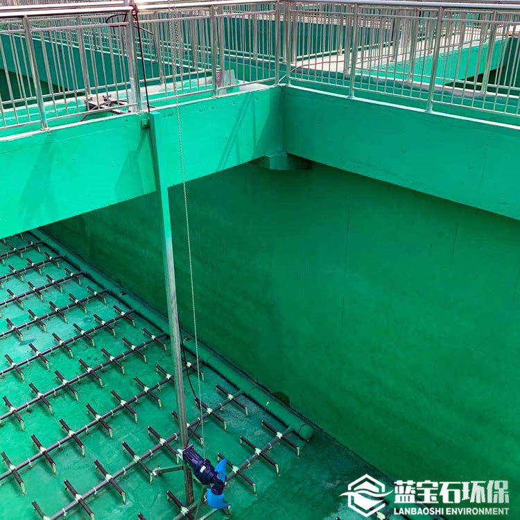 污水处理厂潜水推流器安装效果两叶螺旋桨水下推进器1800mm叶桨