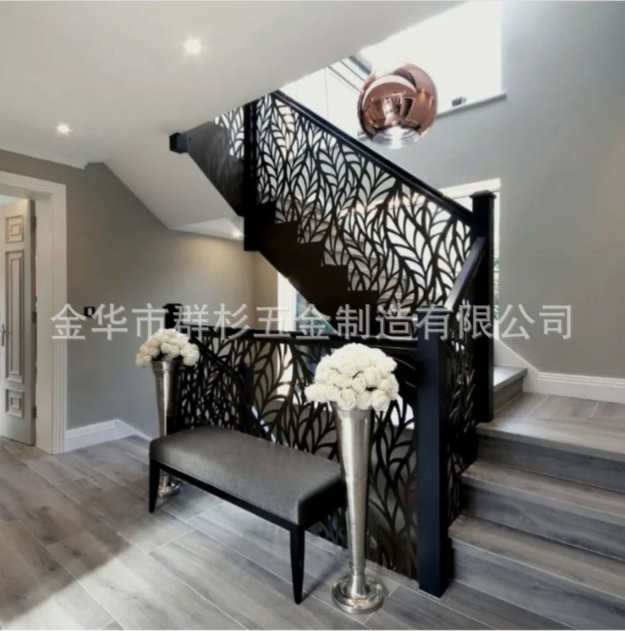 金属楼梯扶手阳台围栏护栏室内外安全防护栏家居建材别墅酒店商场