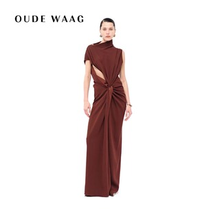 气质优雅蒂尔达纽结礼服连衣裙 25秋冬新款 OUDE WAAG